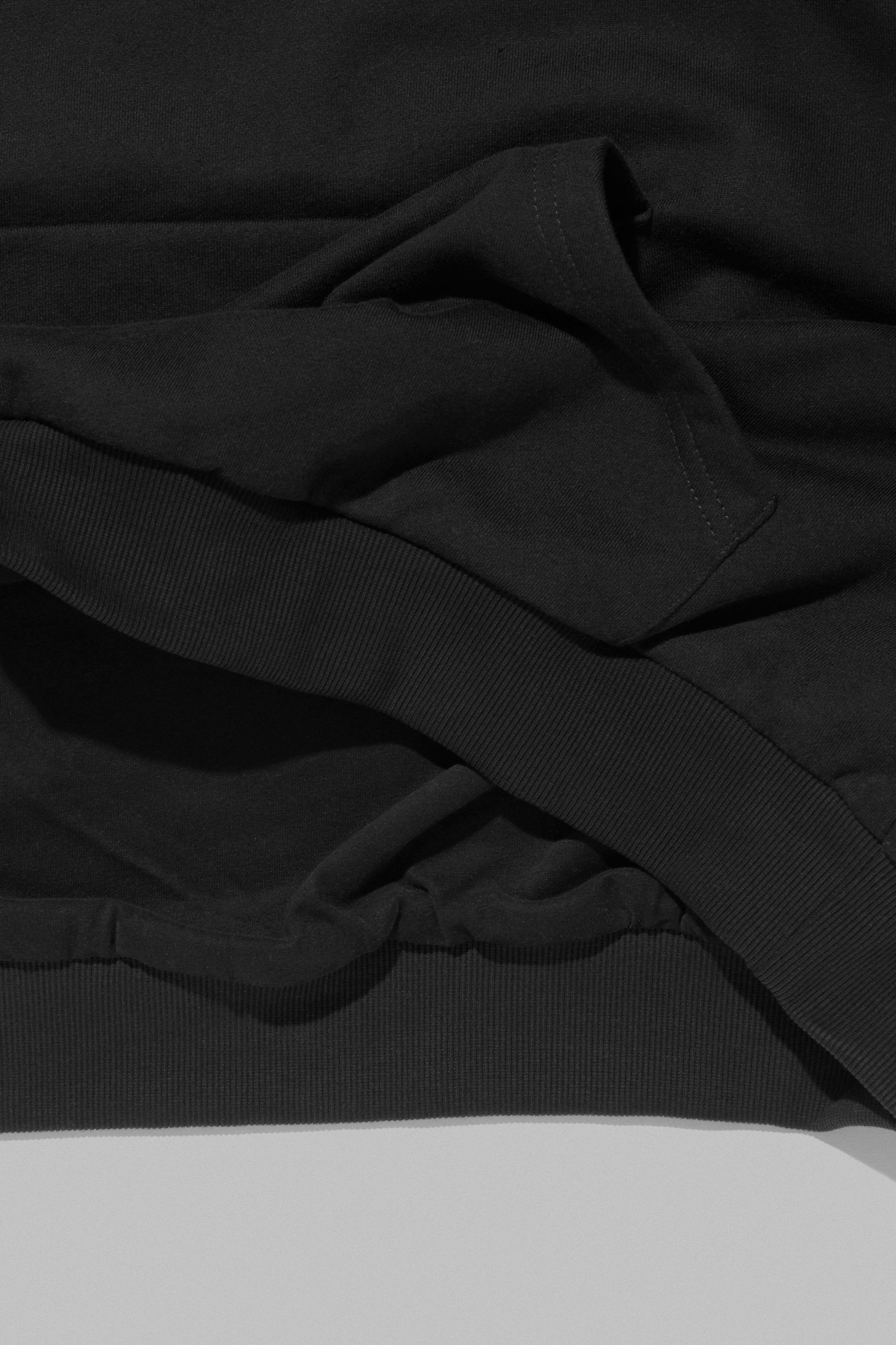 001 Double Layer Hooded Sweater